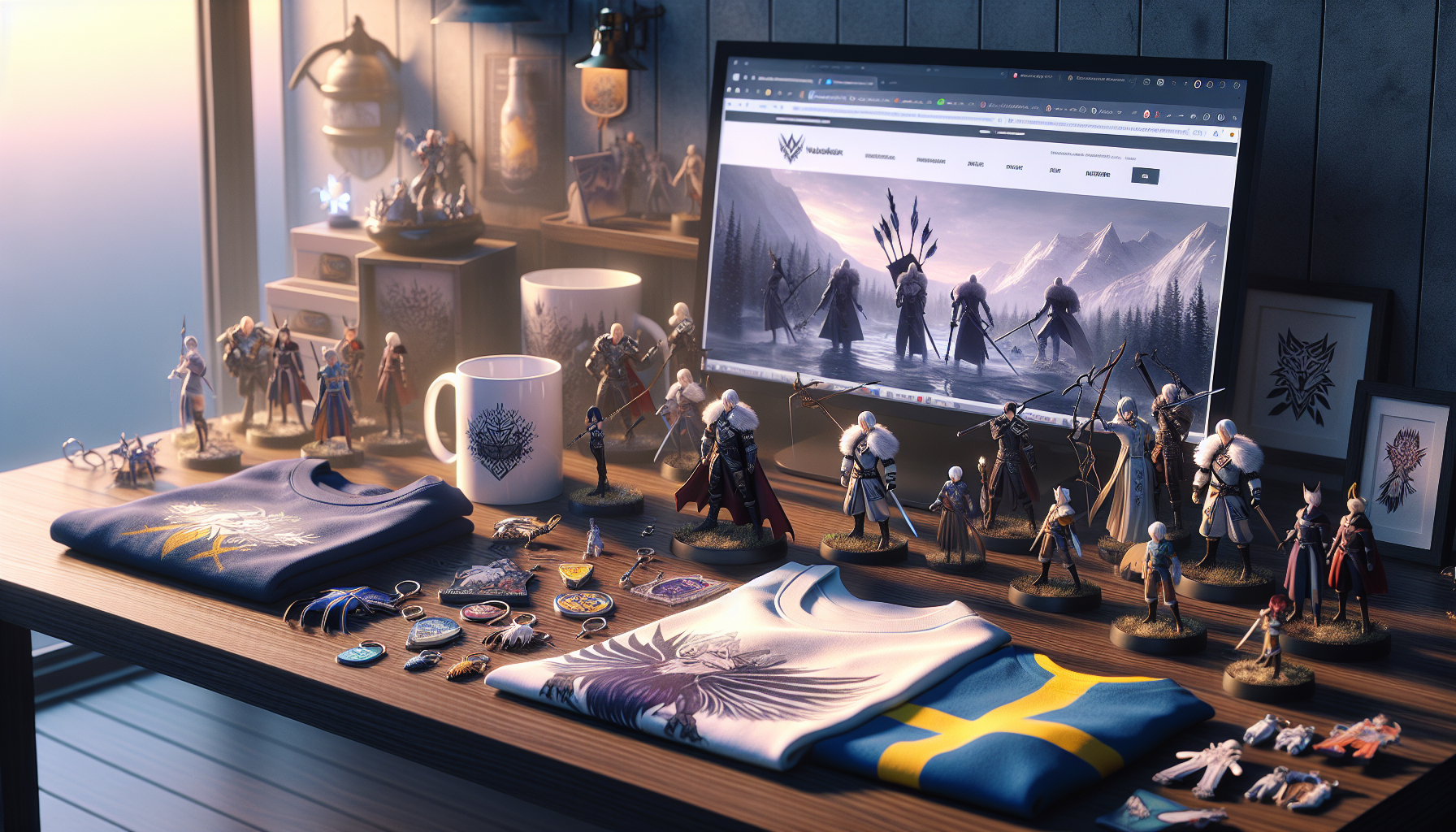 Attack on Titan merchandise på Robotto.se: actionfigurer, T-shirts, muggar och nyckelringar med svensk stil i modern miljö