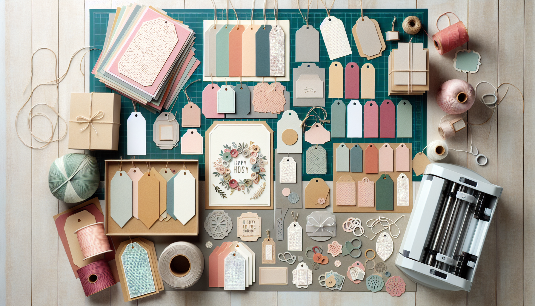 Plattlay: skandinaviskt pysselbord med taggar till stansning, stansmaskin, metalldies och DIY‑projekt från Hilmaspyssel.se